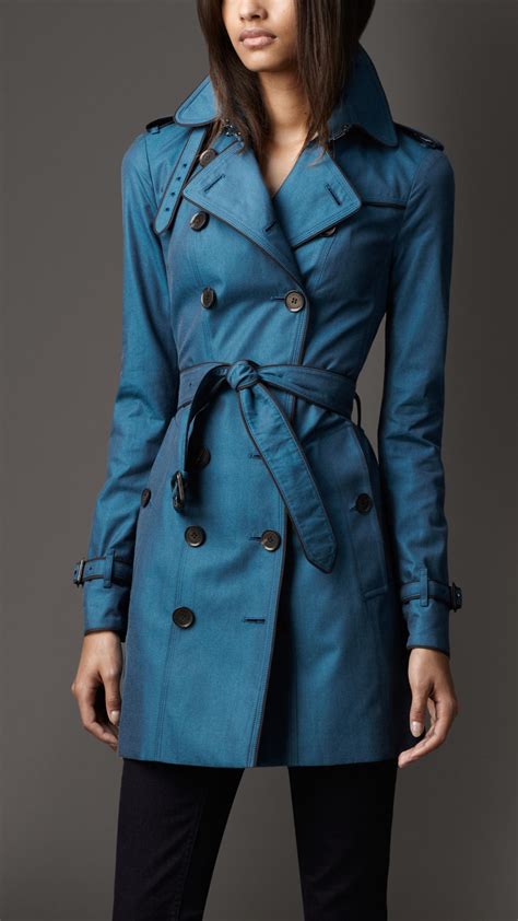 light blue burberry coat|burberry trench coat ladies.